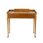 Oak Writing Desk with Storage