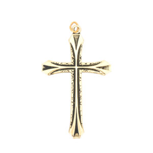Cross Pendant in 12 Karat Gold