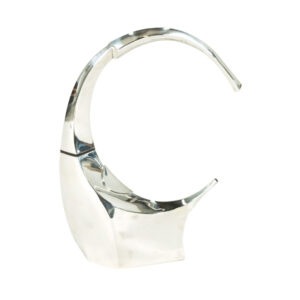 MICHAEL AND MAUREEN BANNER Sculptural Sterling Silver Teapot