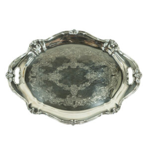 GORHAM Chantilly Silver Plated Double Handled Serving Tray