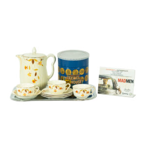 10 Piece AMC Mad Men TV Series Prop Tea Set