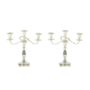 Pair of ROGERS BROS. Silver Plated Candelabras