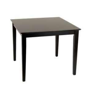 Square Dining Table in Black Finish