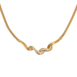 Diamond Necklace in 14 Karat Gold