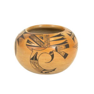 R. KAYO TEWAYGUNA “Hopi” Polychrome Pottery Bowl