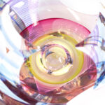 MICHAEL DAVID KIT KARBLER Vortex Blown Glass Bowl - Image 4