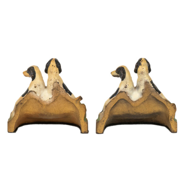 Antique Pair of English Setter Cast Iron Bookends - Image 4
