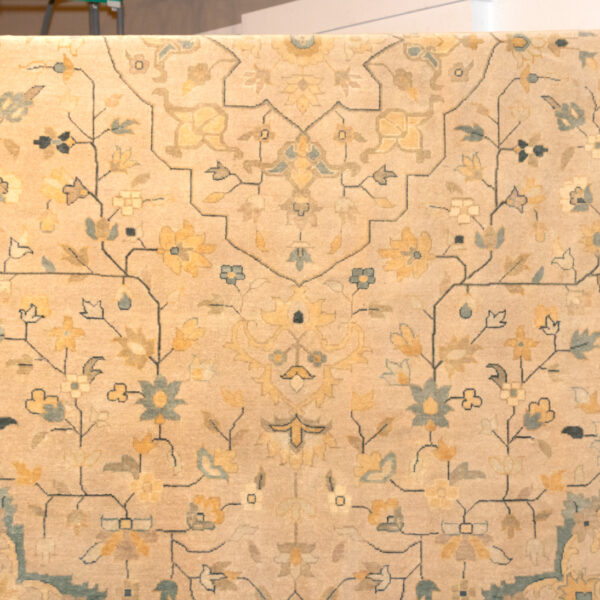 10’ x 14’ MASLAND Heirloom Collection Hand Knotted Indian Wool Rug - Image 2