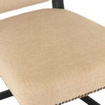 Set of 4 ARHAUS Dining Chairs in Natural Linen Upholstery - Image 4