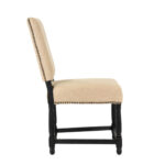 Set of 4 ARHAUS Dining Chairs in Natural Linen Upholstery - Image 6