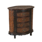 Woven Rattan Four Drawer Chest - Image 2