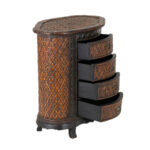 Woven Rattan Four Drawer Chest - Image 5