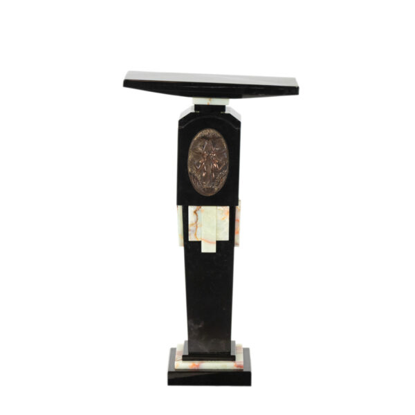 Art Deco Style Onyx Pedestal - Image 1