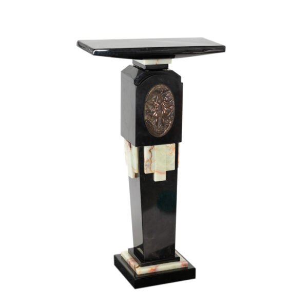 Art Deco Style Onyx Pedestal - Image 2