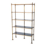 ARHAUS Brass and Marble Shelf Etagere