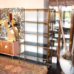 ARHAUS Brass and Marble Shelf Etagere - Image 6