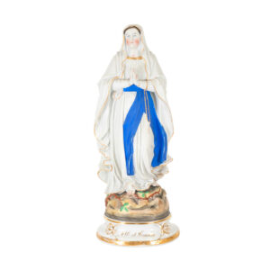Antique Porcelain Bisque “Our Lady of Lourdes” Statue