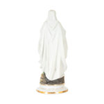 Antique Porcelain Bisque “Our Lady of Lourdes” Statue - Image 4