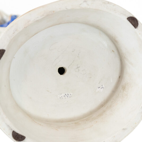 Antique Porcelain Bisque “Our Lady of Lourdes” Statue - Image 5
