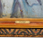 Vintage WALTER EMERSON BAUM “Portrait of a Child” Original Oil - Image 3