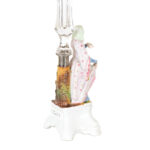 Vintage Porcelain Figural Trumpet Flower Vase - Image 5