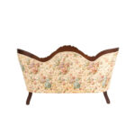 Victorian Style Child’s Settee with Tufted Floral Upholstery - Image 7