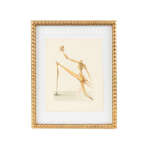SALVADOR DALI “Bertrand de Horn” Woodblock Print