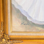 Singed Original Oil in the Manner of Pierre-Auguste Renoir - Image 4