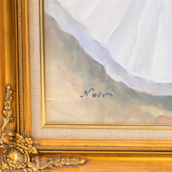 Singed Original Oil in the Manner of Pierre-Auguste Renoir - Image 4