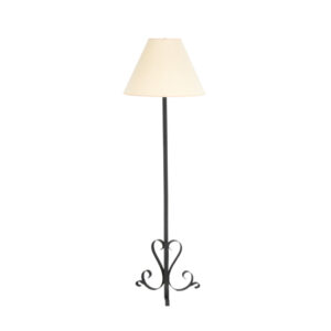 Vintage Wrought Iron Floor Lamp