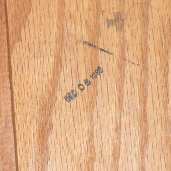 Vintage Mid Century Modern Walnut Executive Desk - Image 11