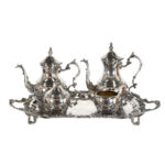 5 Piece FB ROGERS Lady Margaret Silver Plated Coffee and Tea Service Set