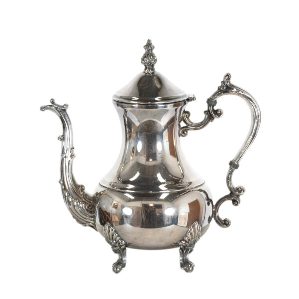 5 Piece FB ROGERS Lady Margaret Silver Plated Coffee and Tea Service Set - Image 2