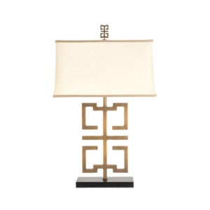 THEODORE ALEXANDER Vanucci Collection Brass Key Table Lamp