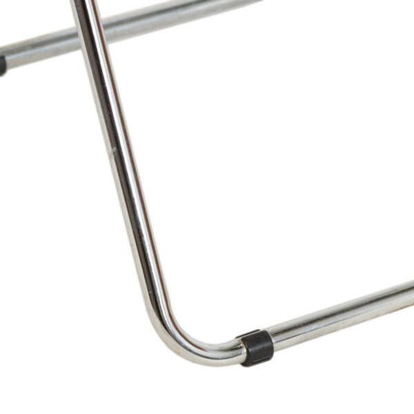 Vintage Set of 4 Italian Lucite and Chrome Folding Chairs - Image 5