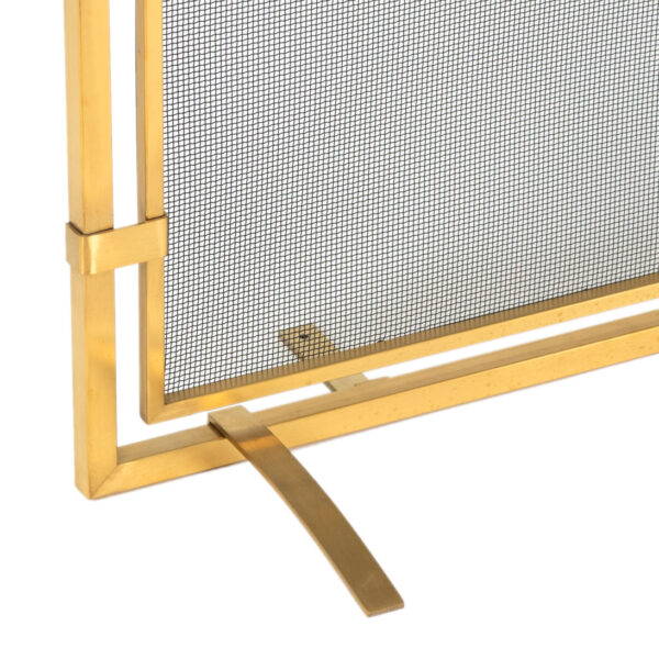 PILGRIM Brass and Mesh Fireplace Screen - Image 3