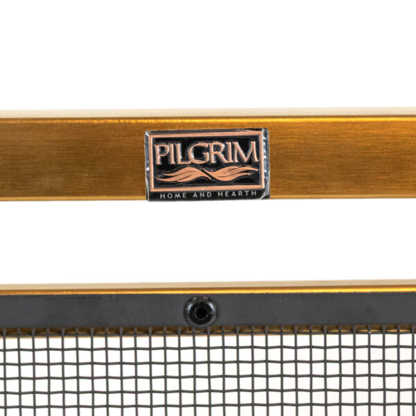 PILGRIM Brass and Mesh Fireplace Screen - Image 4