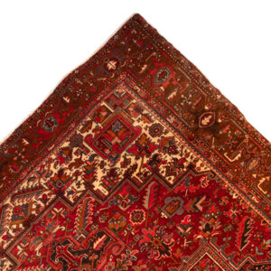 12’7” x 9’8” Hand Knotted Persian Heriz Wool Rug