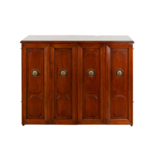 Vintage Cherry Expanding Server and Dining Table with 6 Leaves