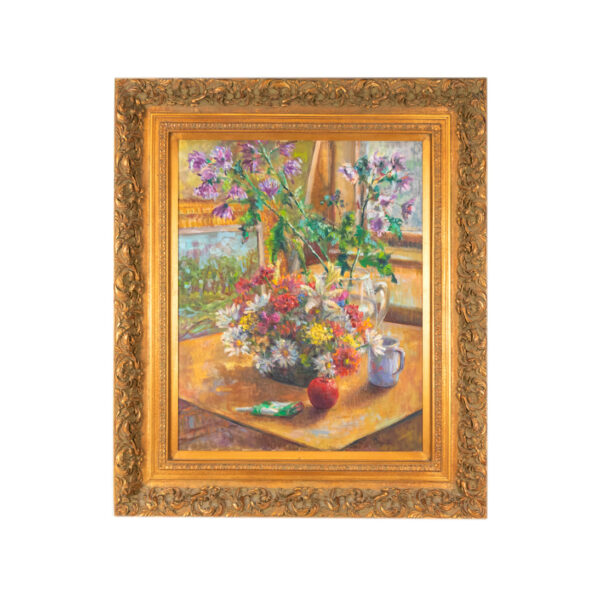 Signed Original Still Life on Canvas - Image 1