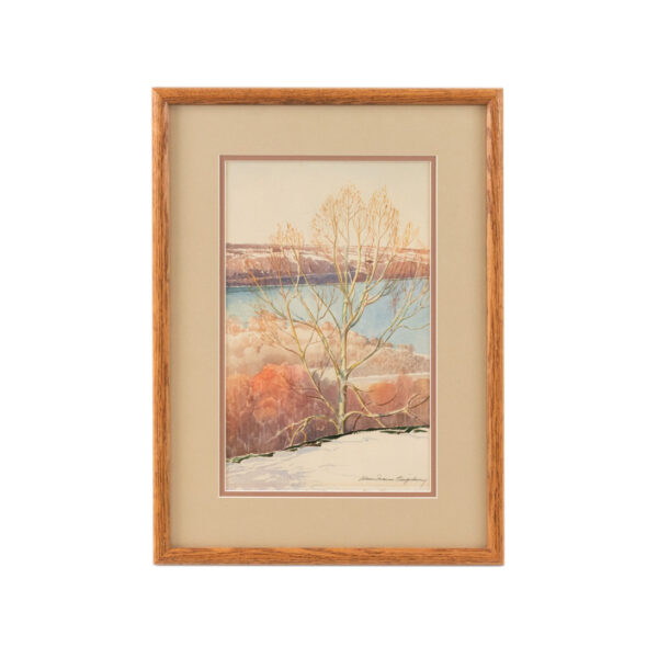 ALISON MASON KINGSBURY “Poplar Pattern” Original Watercolor - Image 1