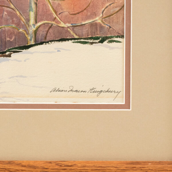 ALISON MASON KINGSBURY “Poplar Pattern” Original Watercolor - Image 3