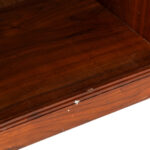 Vintage Handcrafted Walnut Record Bookcase - Image 5