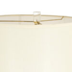 Acrylic and Brass Tripod Floor Lamp - Image 2