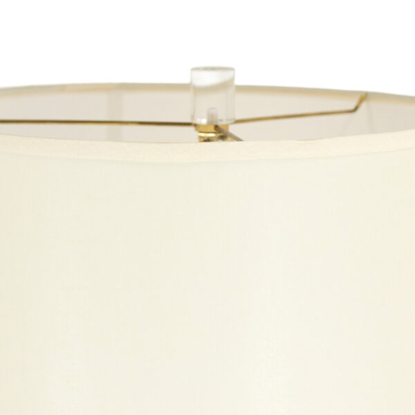 Acrylic and Brass Tripod Floor Lamp - Image 2