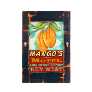 JENNIFER ALFIA DIMARZO “Mango’s Motel, Key West” Wood Panel Wall Art