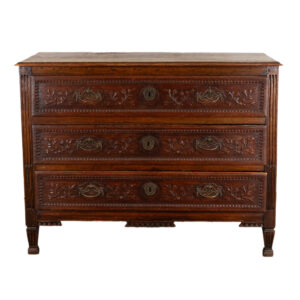 Antique European Hand Carved Chest of Drawers