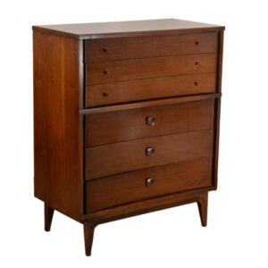 Vintage BROYHILL Mid Century Modern Walnut Chest of Drawers