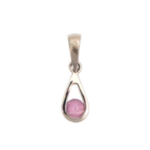 Star Ruby Pendant in Platinum