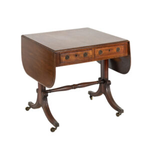 Antique Honduran Mahogany Drop Leaf Table